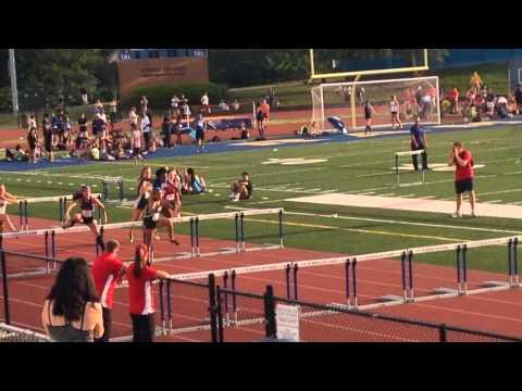 Video of Alaina Pagliaro 100 meter hurdles regional prelim.