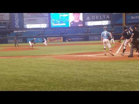 Video of Throwing out runner at the Trop