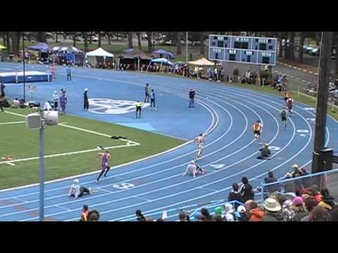 Video of 5/18/2013 - 48.90 second 400 meter at regional championship - in lane 4 wearing crimson and gold