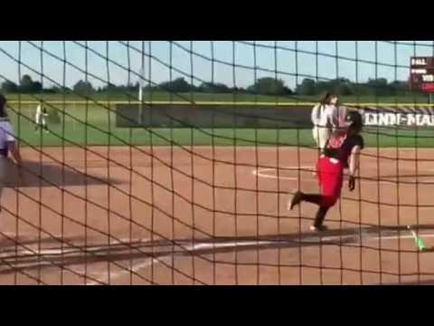 Video of Elly Schuemann's Go Ahead Tripple lifts Linn-Mar over CR Washington