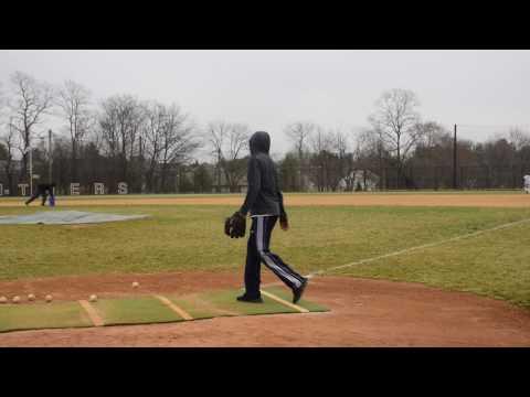 Video of Throw to Home - view from behind home plate