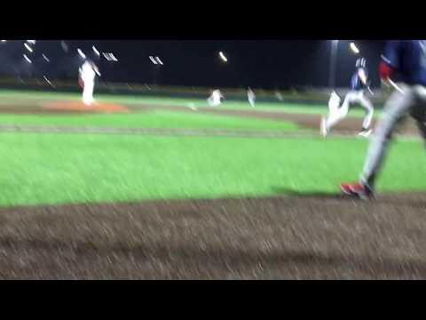 Video of line drive up the middle