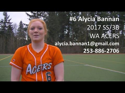 Video of Alycia Bannan Softball Skill video