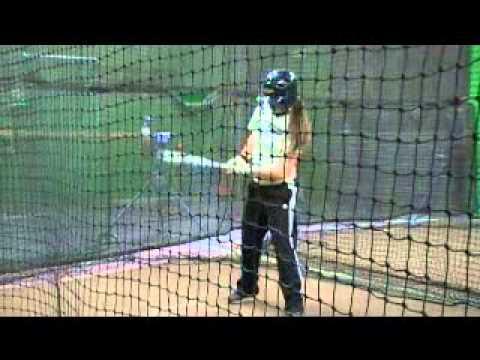 Video of Caitlyn Adams Batting and Pitching 2015 graduate 