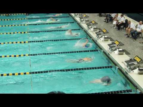 Video of 2017 Speedo Sectionals - Women's 200 yd Free B Final (Berit in blue suit, lane 5)