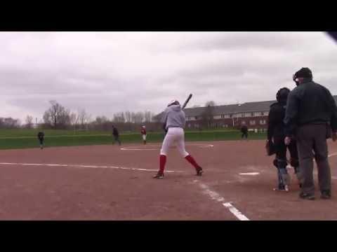 Video of Abby - Homerun - High School Softball April 2016