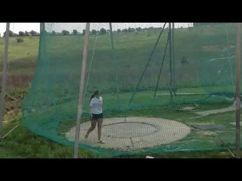 Video of 5.11.13 Hammer PR - 44.76m!