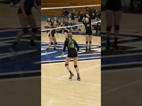 Video of Mallory Smith Attack 15U green national 2017