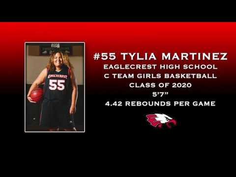 Video of #55 TYLIA MARTINEZ (EAGLECREST GIRLS BASKETBALL ℅ 2020)