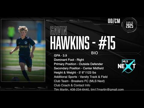 Video of Gavin Hawkins Fall 2021 Soccer Highlight Reel