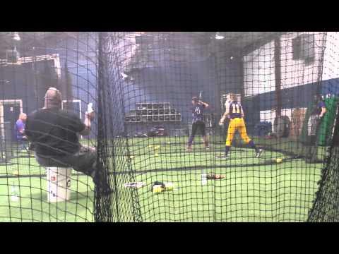 Video of Kylie Richardson batting 1/31/2015 (yellow pants)