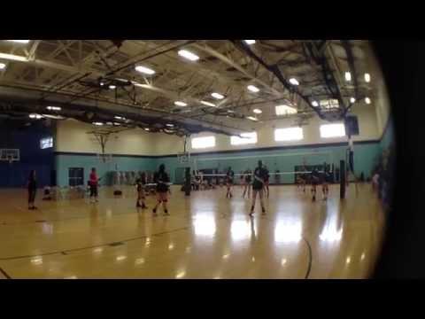 Video of #8 Jessica Poelker 2015 Libero/Ds vs Top Notch Regionals Day 1 