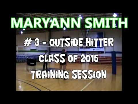 Video of MaryAnn Smith 2014 Volleyball Training Session