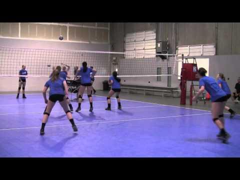 Video of 2013-03-13 Kaitlin Shroll, Volleyball Practice 