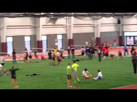 Video of Noah Caudy 60 meter hurdles Aquinas College 12-12-15