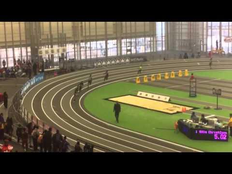 Video of USATF National indoor Shakur is The 3rd leg black jersey 2015