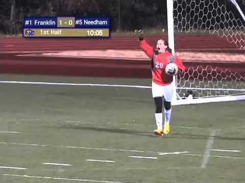 Video of Girls Soccer, #5 Needham vs. #1 Franklin, 11-7-13