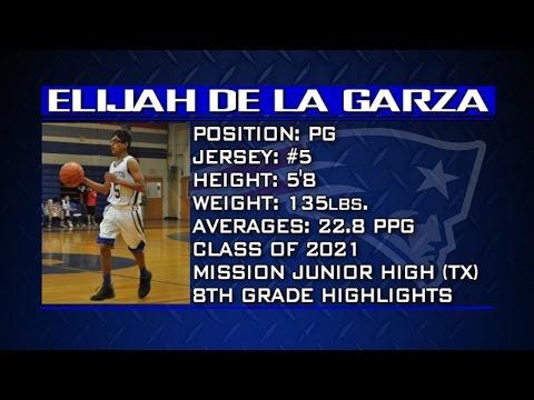 Video of Elijah De La Garza PG (8th Highlight Video)