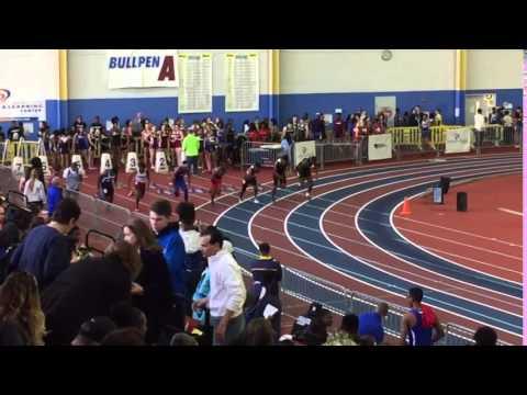 Video of Edwin Rosembert 55m dash lane 7 2nd place state championship