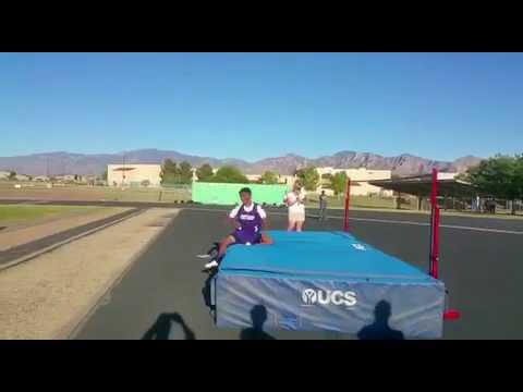 Video of 6ft high jump