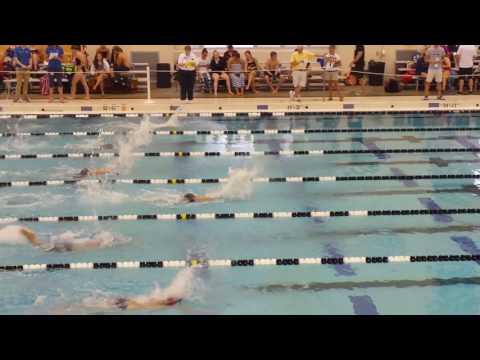 Video of Noah Johns 100 Fly at Purdue 2016 (age 14)