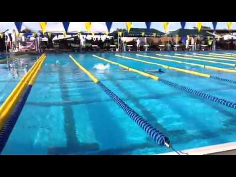 Video of 2014 florida cold coast senior champs -finals Lane 2 Yellow cap  2:23.55 SCY