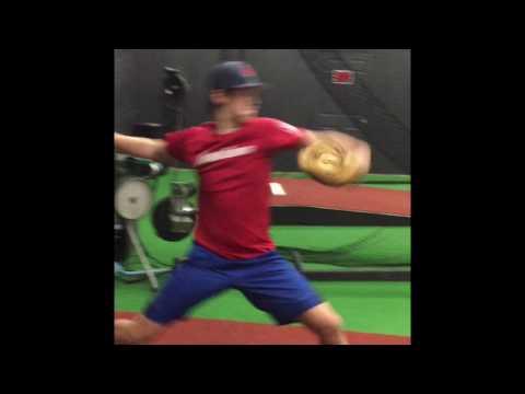 Video of Skylar 2017 Winter Pitching Workouts