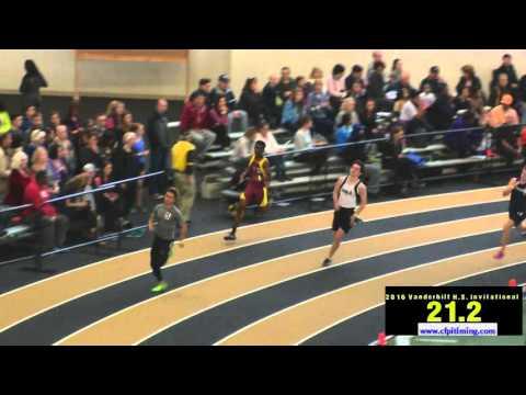 Video of Indoor 400m at Vanderbilt. I am in the red jersey in lane 1