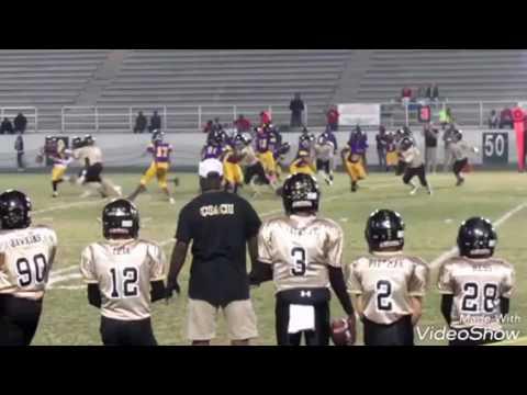 Video of Rontayevon Grant #6 2016 Fort Benning Bengals club highlights RB/WR/DB