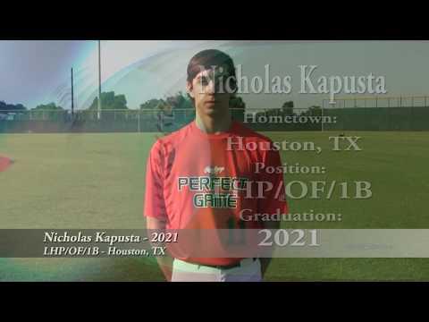 Video of NICHOLAS KAPUSTA-LHP/OF/1B-Houston, TX-2021