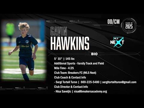 Video of Gavin Hawkins 2023 Soccer Highlight Reel