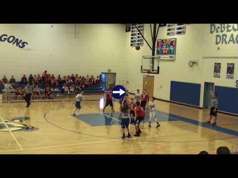 Video of Wesley Ryan drops 18 points 1st half 8th grade highlights