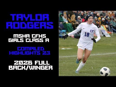 Video of Taylor Rodgers Compiled 23 HS Varsity Highlights