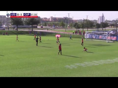 Video of Legends FC 02 Academy vs. CUP Gold 02