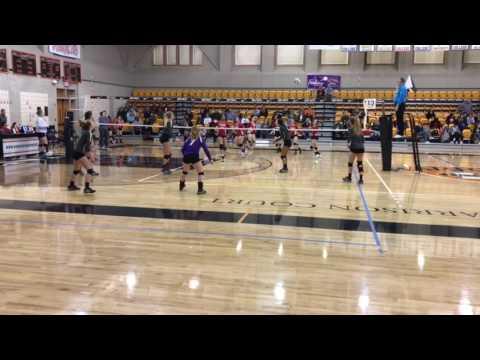 Video of Lauren Camp #3 Setter Highlights 