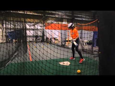 Video of Cassie Graca (2016) Hitting Video