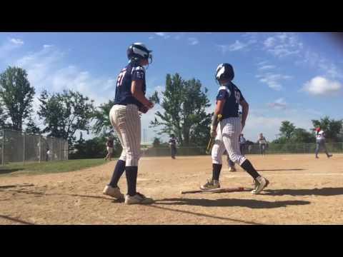 Video of 3-Run Homerun vs. 18u Cincy Doom Gold 7/16/16