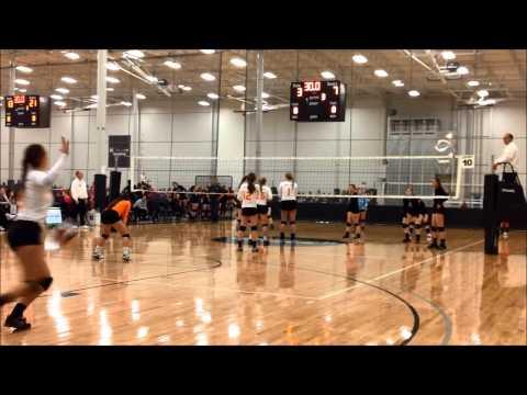 Video of NATALIE ARM #9 5'11" OH GPS CRUSH 17 ORANGE AT MLK JAN 15 SERVING