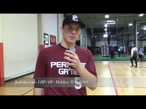 Video of Josh "LJ" Keevan '21 LHP/OF Phillips Academy Andover(February 2020)
