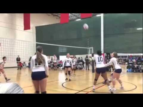 Video of #11 right side and outside hitter