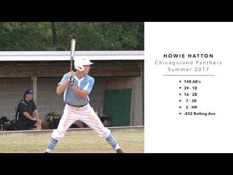 Video of Howie Hatton 2017 Chicagoland Panthers Hitting Highlights