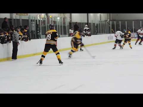 Video of In Game Action: Brandon Jensen - Lambton Junior Sting #49 - London, Ontario - OHL Draft Prospect