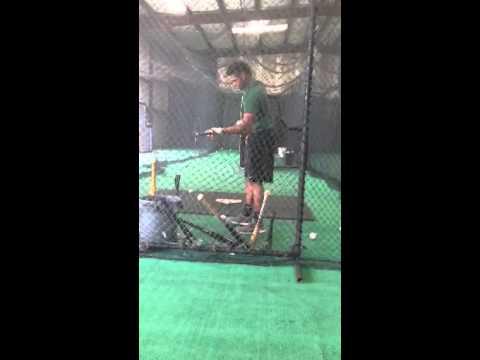 Video of Batting Practice with Sid Hollins