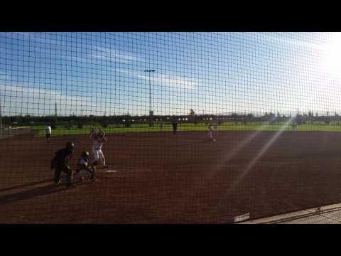 Video of 320 Ft. Home Run. Scored 3 runs. Mistlin Fields, Ripon CA. 11/21/16