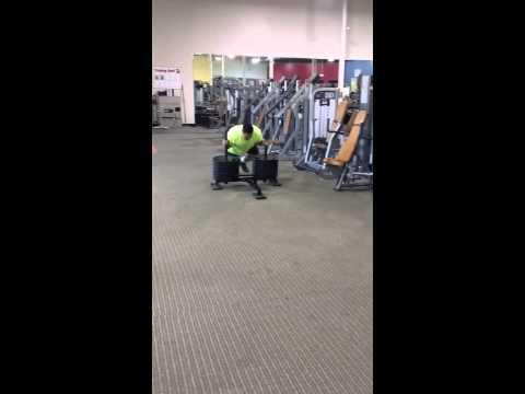 Video of Pushing sled with 16 plates