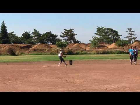 Video of Second base tryout 