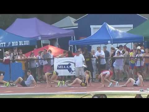 Video of Amanda MA State 200m Champ 2013