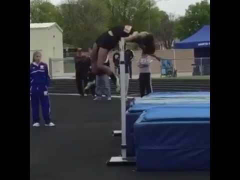 Video of Milan Coggins-8th grade high jump 5'5