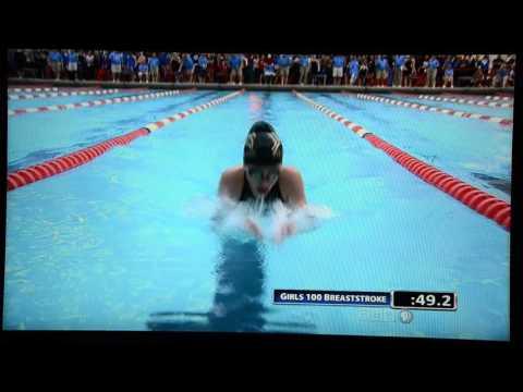 Video of State Swimming Championship Race