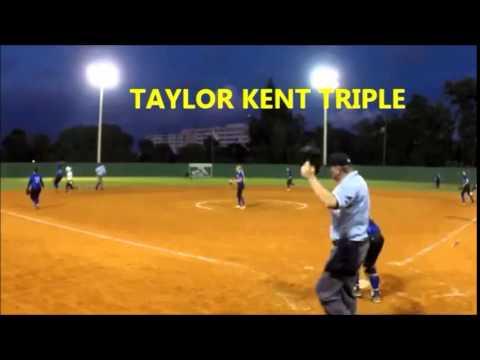 Video of TK Scores Run from 2nd on ground out; TK Triple - March 2015